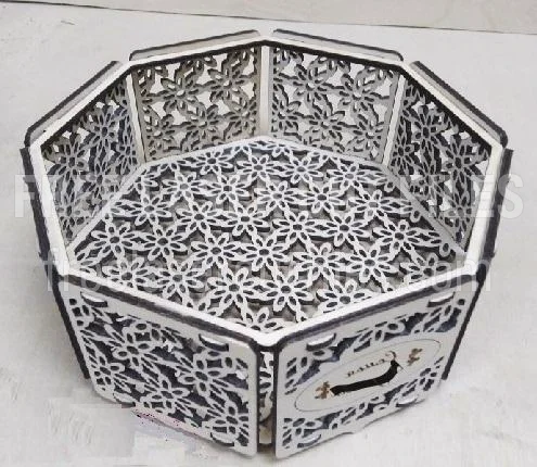 Free Decorative Octagon Box for Candy — Laser Cut Template