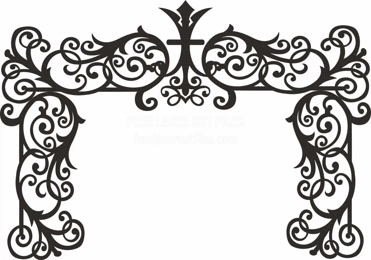 Free Vector Laser-Cut Stage Panel for Wedding Backdrops