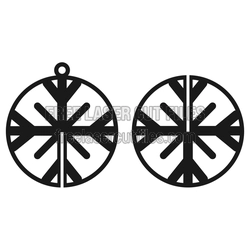 3D Christmas Ornament Laser Cut File, 3mm Ready to Cut