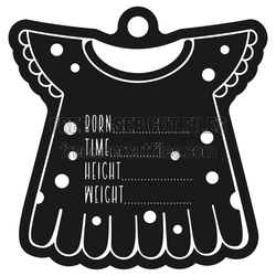 Baby Birth Announcement Laser Cut Sign, Ready to Cut File