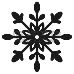 Decorative Snowflake Laser Cut File for Winter Crafts