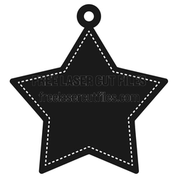 Star Ornament Medal Display Laser Cut File for 3mm Wood