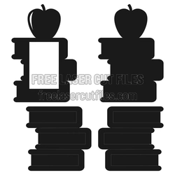 Teacher Gift Card Holder Template, Laser Cut Ready Design