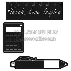 Teacher Quote Desk Decor Laser Cut File Ready to Cut