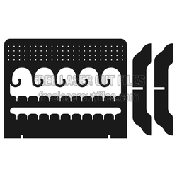 3mm Jewelry Organizer Laser Cut File, Ready to Cut