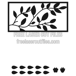 Layered Family Tree Frame Laser Cut File, DIY Decor