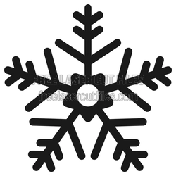 Snowflake Laser Cut File for Holiday Ornament Craft