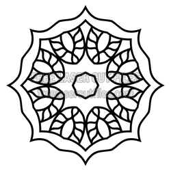 Sacred Leaf Mandala Laser Cut File Ready for DIY Decor