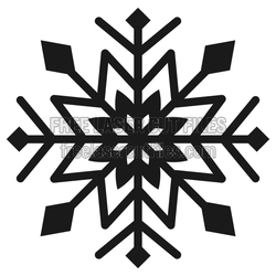 Layered Snowflake Laser Cut File, Ready to Cut Decor