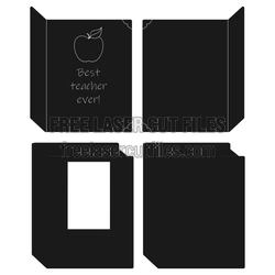 Teacher Gift Card Holder Laser Cut File, Ready to Cut