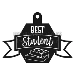 Best Student Medal Laser Cut File for DIY Award Badge
