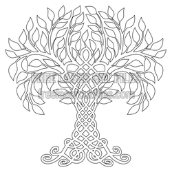 Celtic Tree of Life Laser Cut File, Ready to Cut Decor