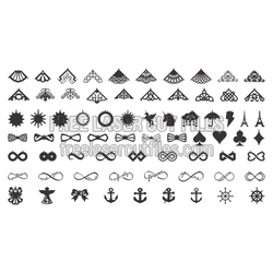 Decorative Pendant Cut Files for Earrings and Accessories