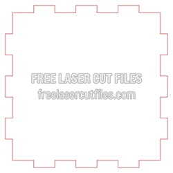 Love Lantern Bottom Panel, 3.175mm Ready to Cut