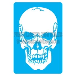 Skull Stencil Design Ready to Cut for DIY Projects