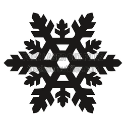 Geometric Snowflake Ornament Laser Cut File, Ready to Cut