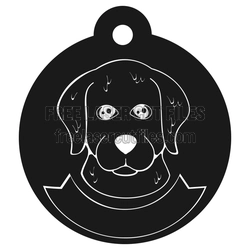 Dog Ornament Laser Cut File for DIY Pet Craft Projects