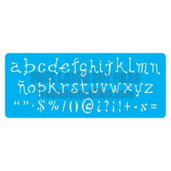 Decorative Alphabet Stencil Set for Laser Cutting