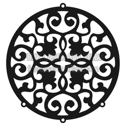 Ornamental Dream Catcher Cut File for Laser Cutting