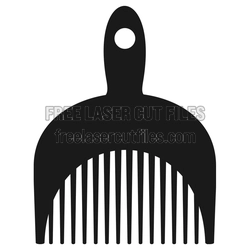 Beard Comb Laser Cut File, Ready to Cut Accessory Template