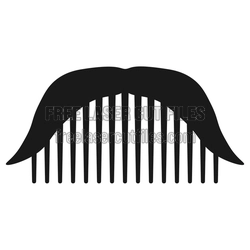 Laser Cut Beard Comb Template, Beard Grooming Tool