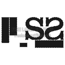 3D Letter S Laser Cut File, Ready to Assemble