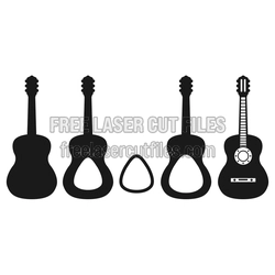 Acoustic Guitar Gift Box Laser Cut File, Ready to Cut