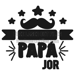 Del Mejor Papá Abuelo Laser Cut Father's Day Sign