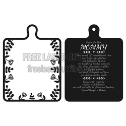Recipe of a Best Mommy Cutting Board Sign, Laser Ready
