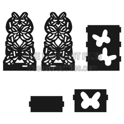 Butterfly Business Card Stand Laser Cut File, Ready to Cut
