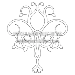 Celtic Tree Ornament Laser Cut File, Ready to Cut