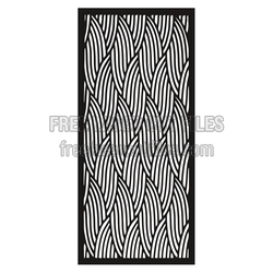 Geometric Woven Panel Laser Cut File, Decorative Screen