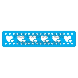 Heart Pattern Stencil for Laser Cutting, Free SVG/DXF