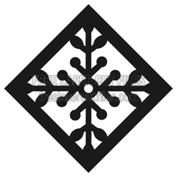 Snowflake Pattern Coaster Laser Cut File for DIY Decor