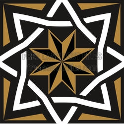 Geometric Star Pattern Laser Cut File, Ready to Cut