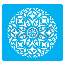 Ornamental Circular Laser-Cut Mandala Panel