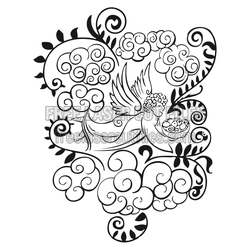 Angel with Easter Egg Basket Laser Cut Design