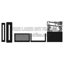 Teacher Gift Card Holder with Telescope, 3mm Laser Cut File