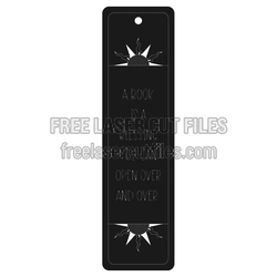 Inspirational Quote Bookmark Laser Cut File, Ready to Cut