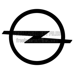 Opel Logo Laser Cut File for CNC Plasma Cutting
