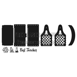 Teacher Gift Basket Laser Cut File, Ready to Cut