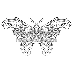 Decorative Butterfly Laser Cut File for Art and Craft Projects