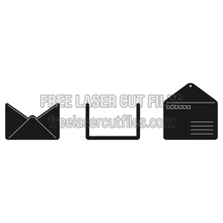 Laser Cut Gift Card Holder Template, Ready to Cut