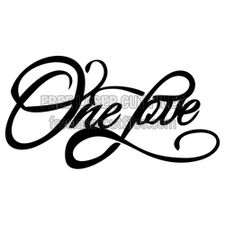 Love Script Sign SVG for Laser Cutting Craft Projects