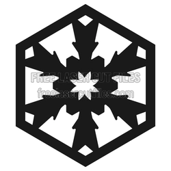 Snowflake Coaster Set, Laser Cut Patterned Drink Coasters