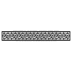 Geometric Decorative Panel Laser Cut Pattern