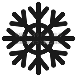 Snowflake Laser Cut File for Winter Decor and Craft Projects