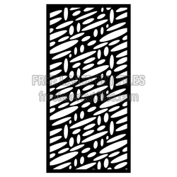 Decorative Laser Cut Screen Panel Pattern Ready to Cut