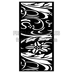 Decorative Screen Panel Laser Cut Pattern Ready to Cut