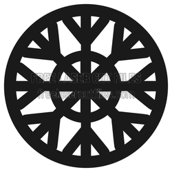 Snowflake Pattern Coasters, Ready to Cut Laser File
